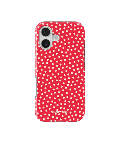 Vermillion Dots Phone Case