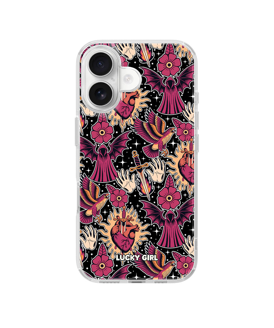 Silent Heart Clear Case Insert