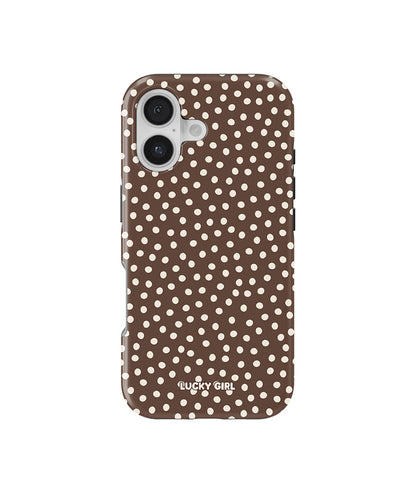 Espresso Dots Phone Case