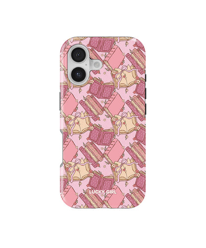 Pink Prose Phone Case
