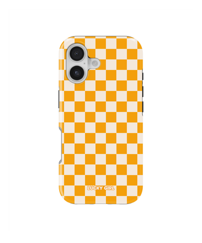 Creamsicle Checkers II Phone Case