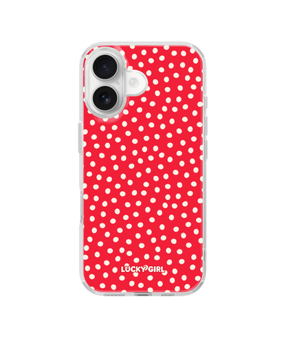 Vermillion Dots Clear Case Insert