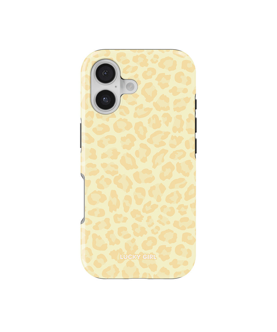 Banana Whispers Leopard Phone Case