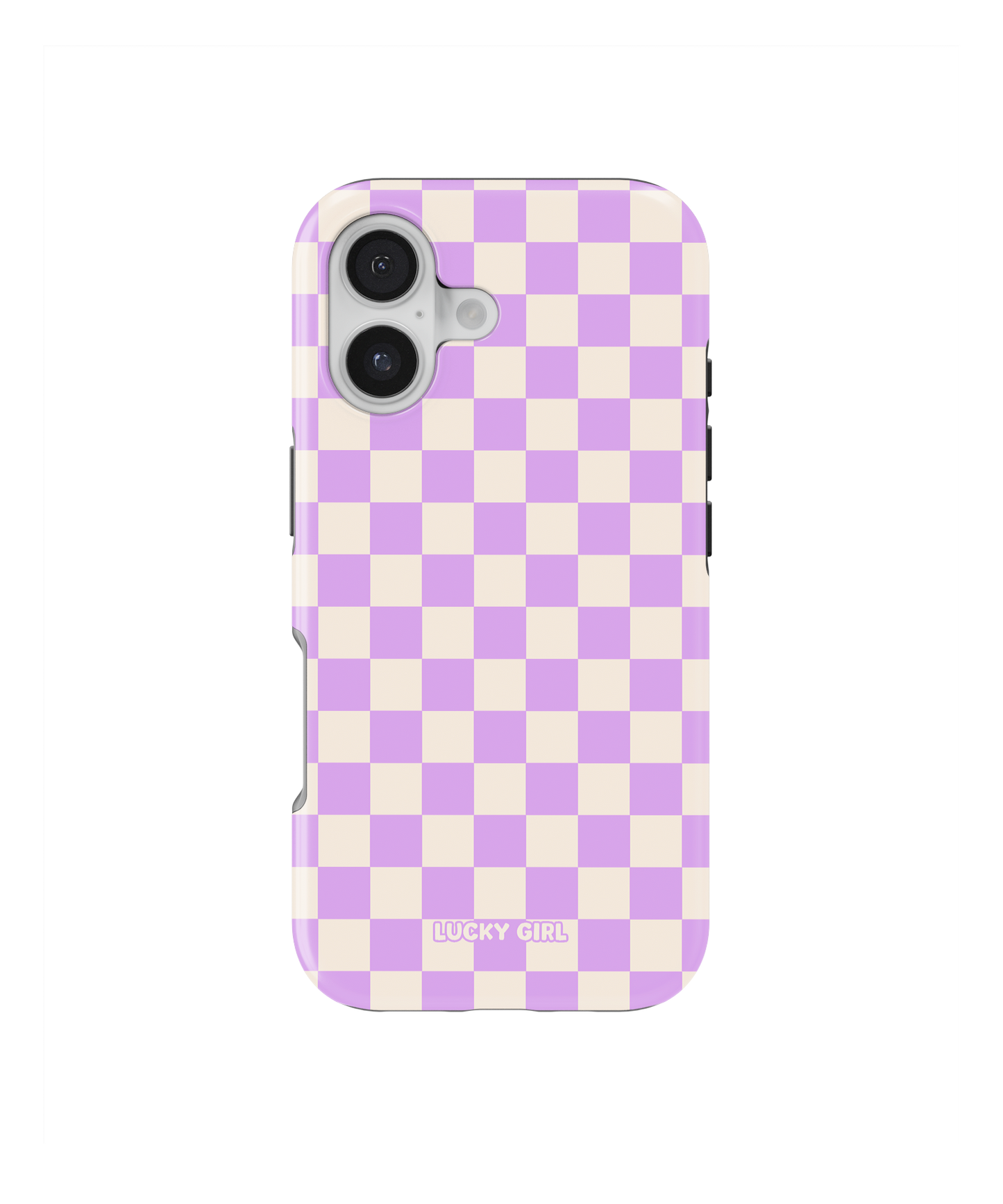 Lavender Checkers II Phone Case