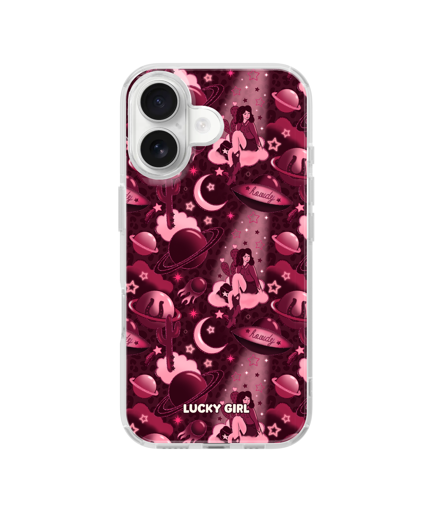 Cosmic Cowgirl Clear Case Insert