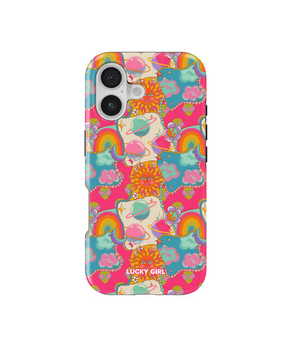 Neon Cosmos Phone Case