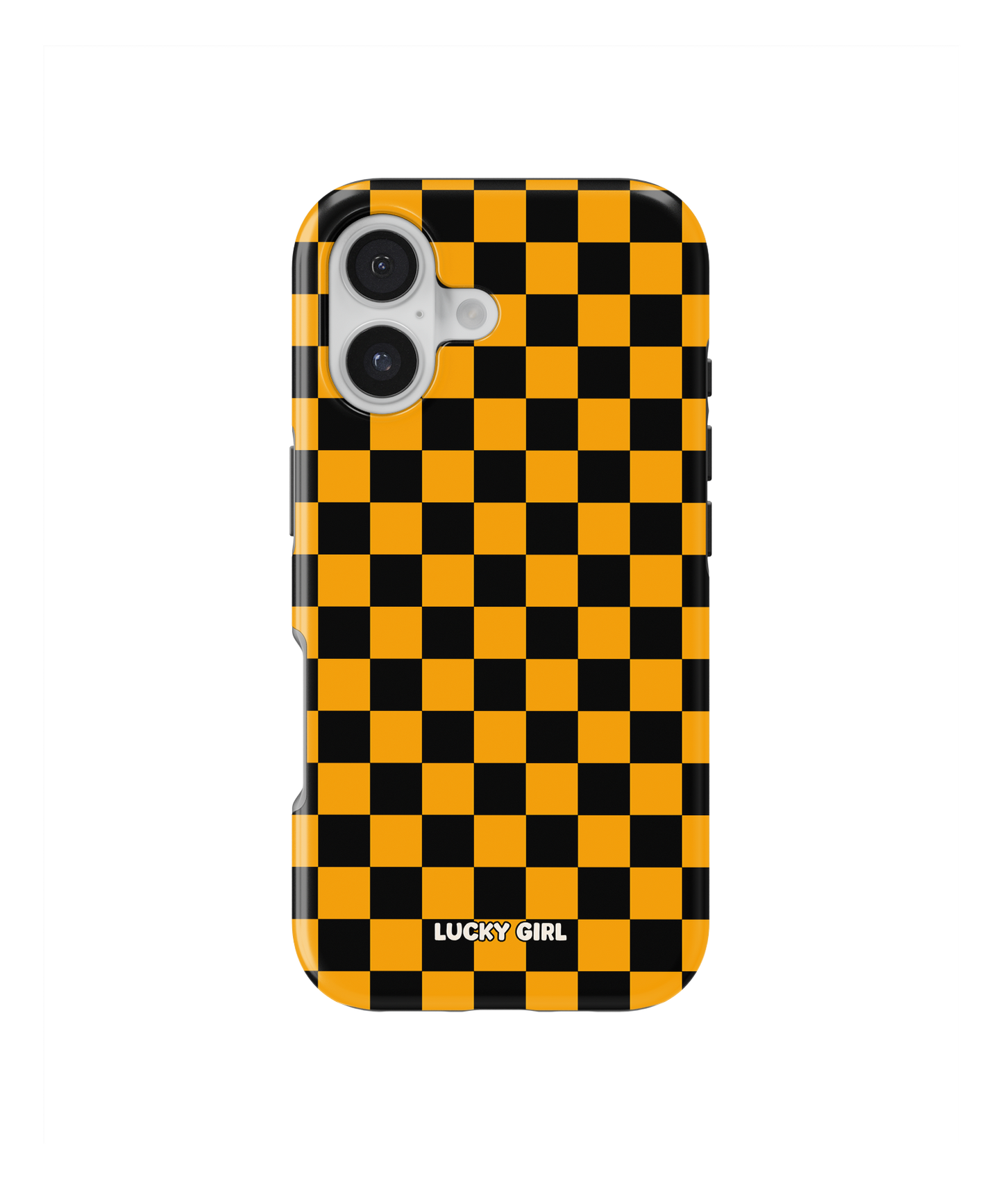 Creamsicle Checkers Phone Case