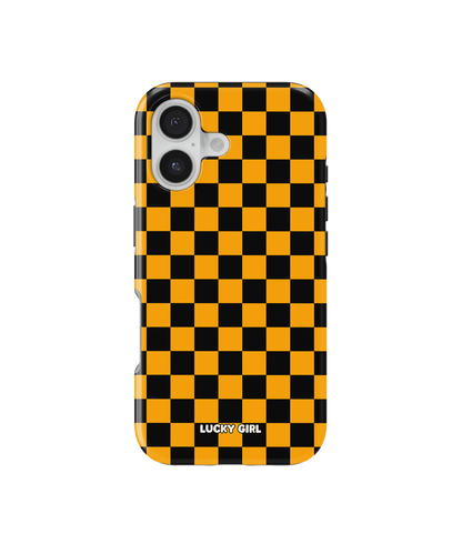 Creamsicle Checkers Phone Case