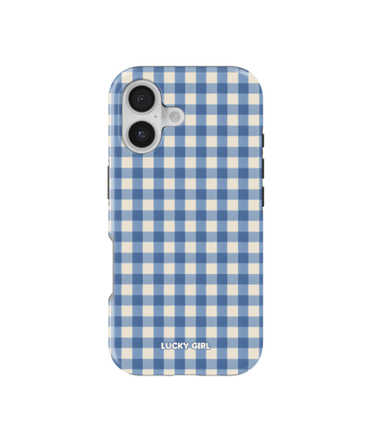 Blueberry Gingham Phone Case