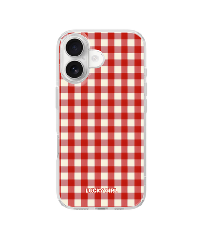 Apple Gingham Clear Case Insert
