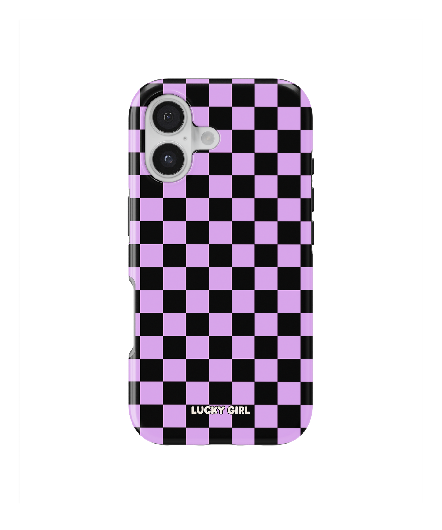 Lavender Checkers Phone Case