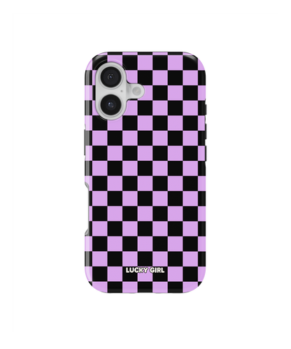 Lavender Checkers Phone Case
