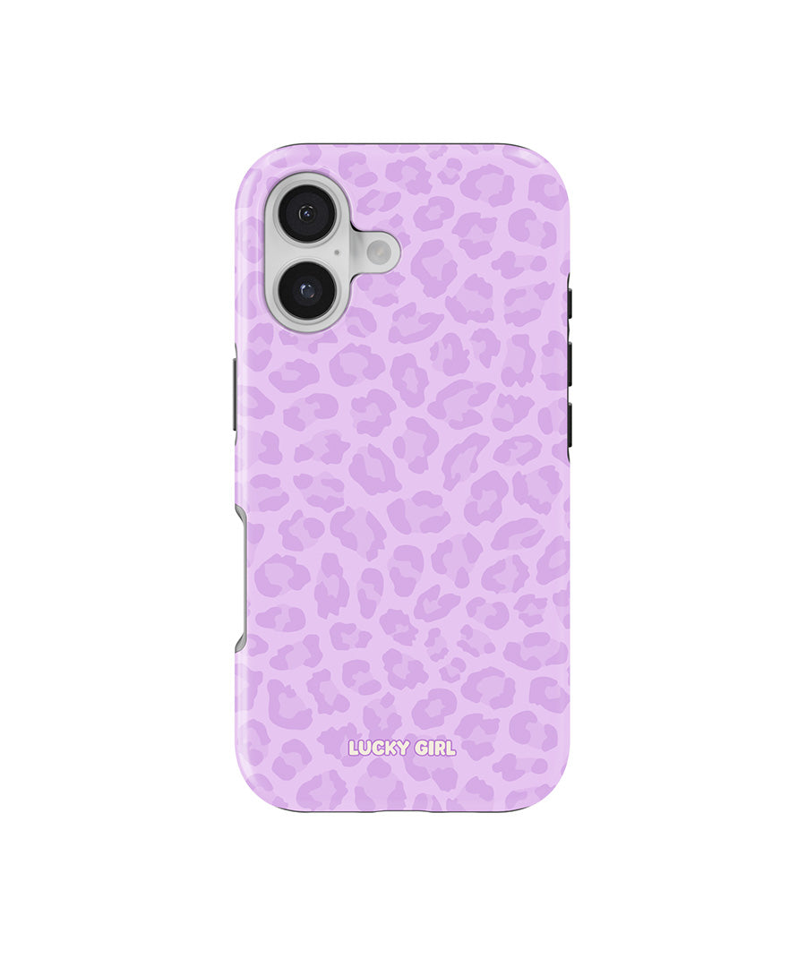 Lilac Leopard Phone Case