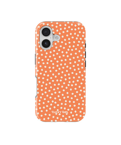 Tangerine Dots Phone Case