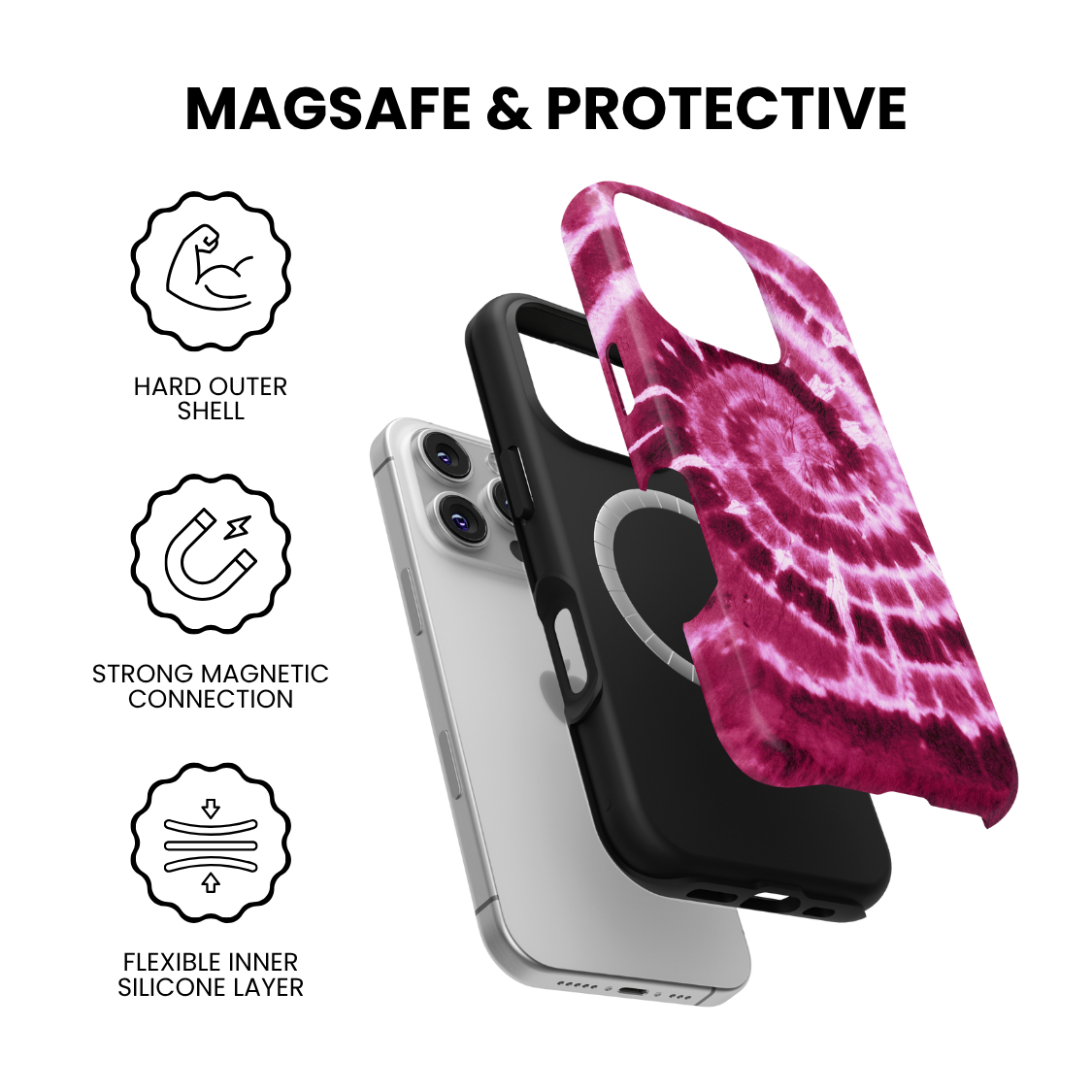 Velvet Vortex MagSafe Phone Case