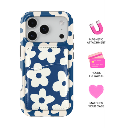 Night Watch Big Blooms MagSafe Card Holder