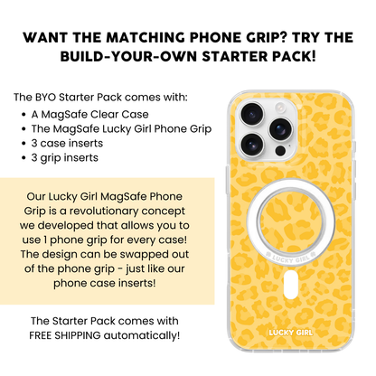 Sunny Leopard Clear Case Insert