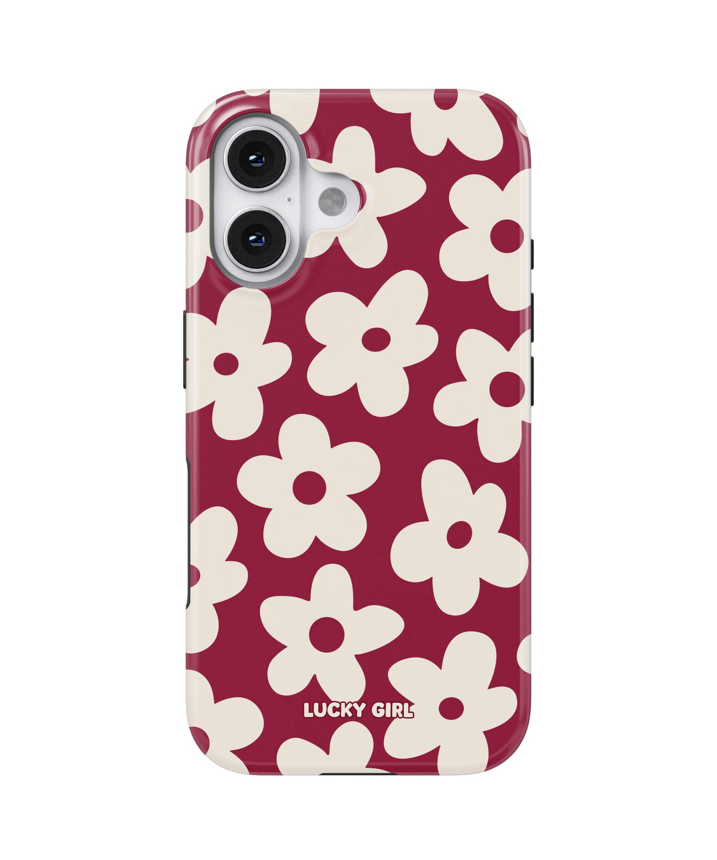 Black Cherry Big Blooms Phone Case