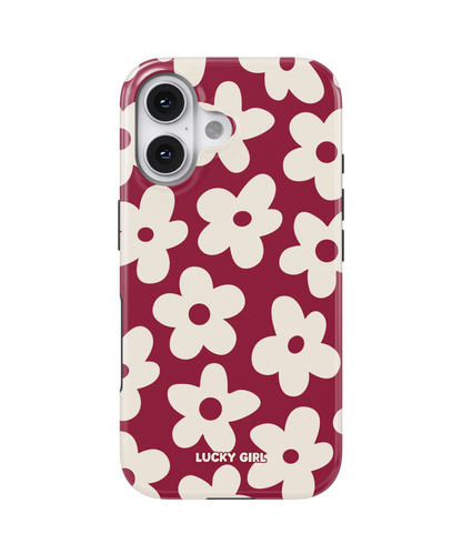 Black Cherry Big Blooms Phone Case
