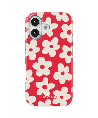 Vermillion Big Blooms Phone Case