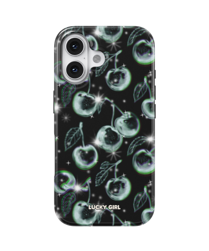 Chrome Cherries Phone Case