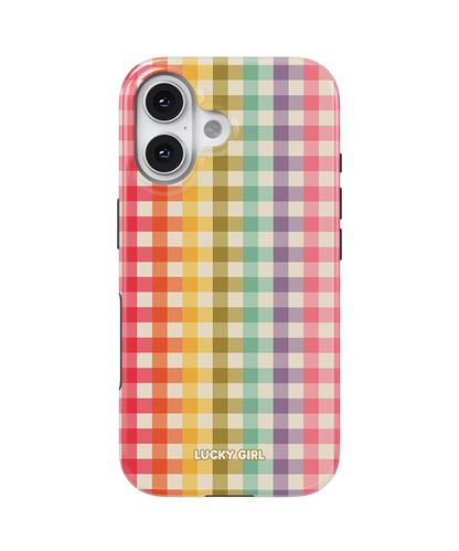 Rainbow Gingham Phone Case