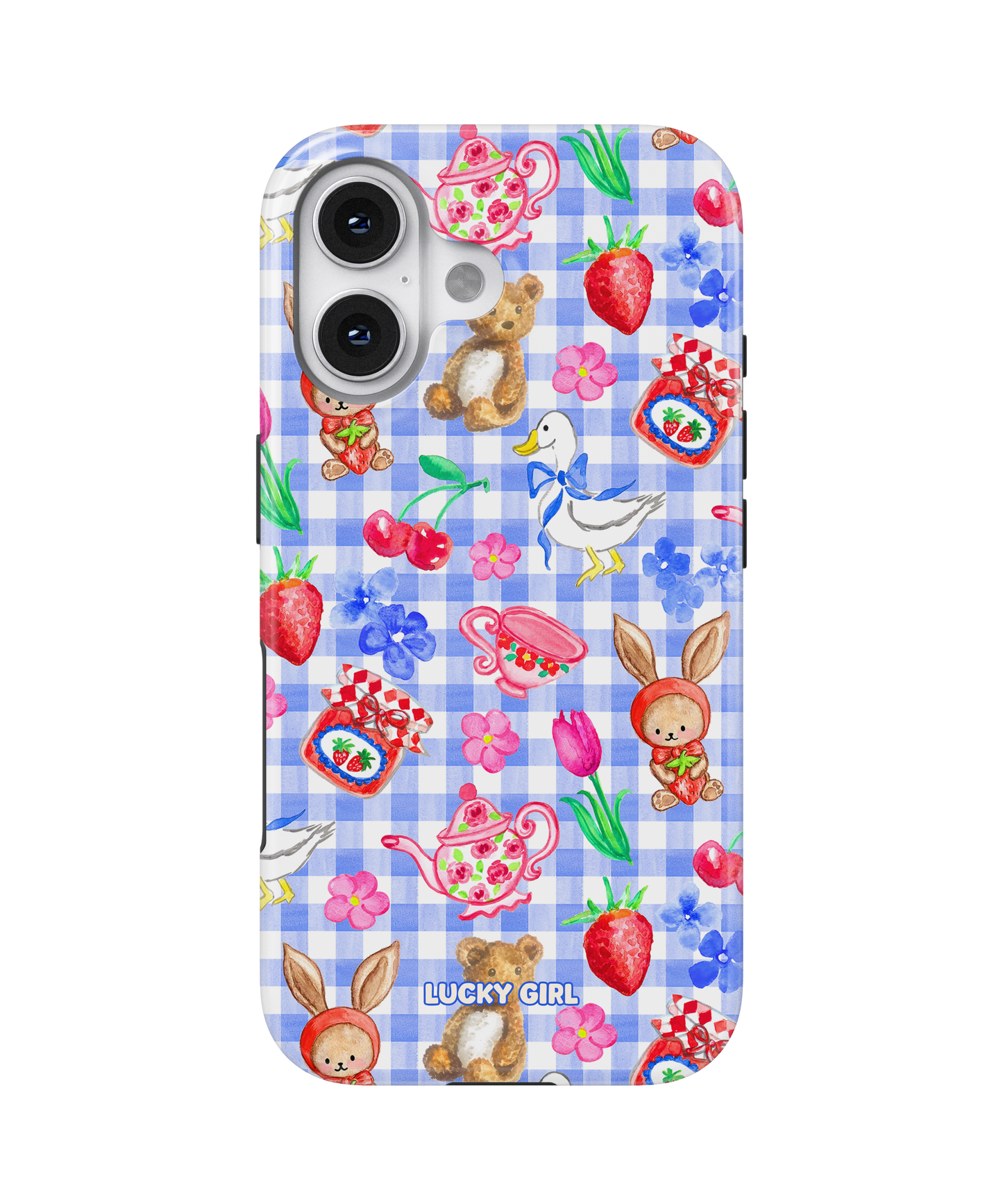 Gingham Goose Phone Case