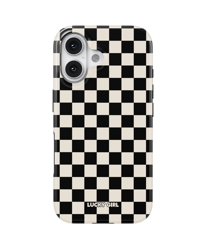 Onyx Checkers II Phone Case