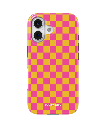 Pink Lemonade Checkers Phone Case