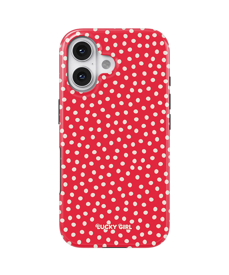 Vermillion Dots Phone Case
