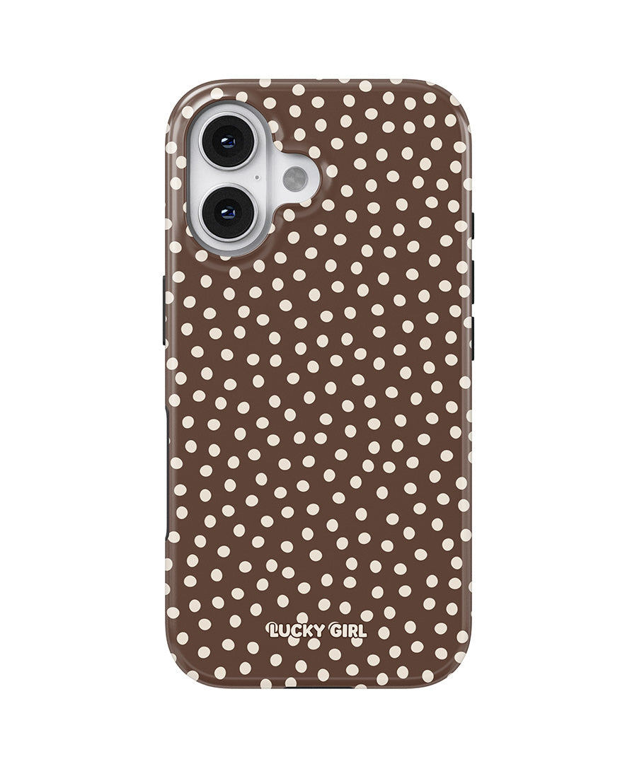 Espresso Dots Phone Case