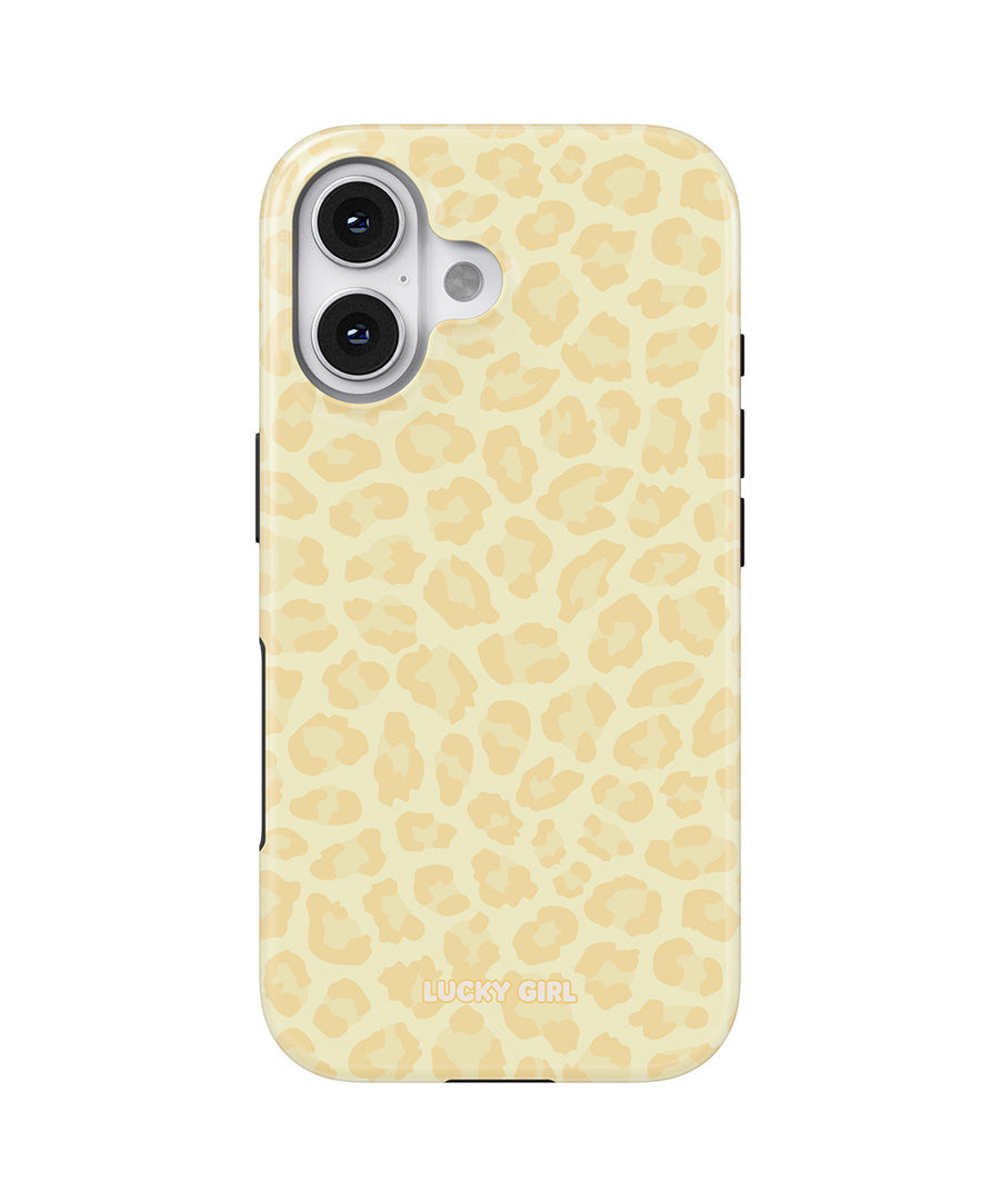 Banana Whispers Leopard Phone Case