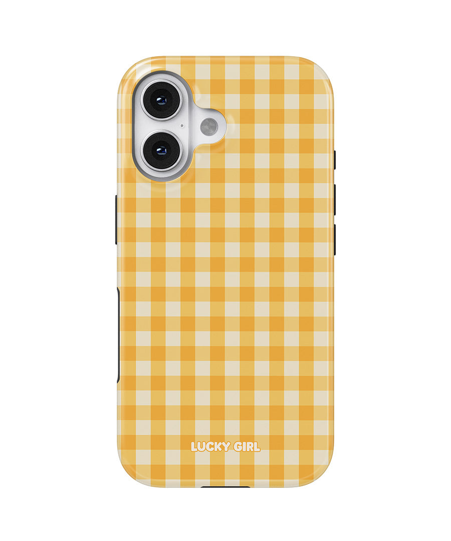 Sunshine Gingham Phone Case