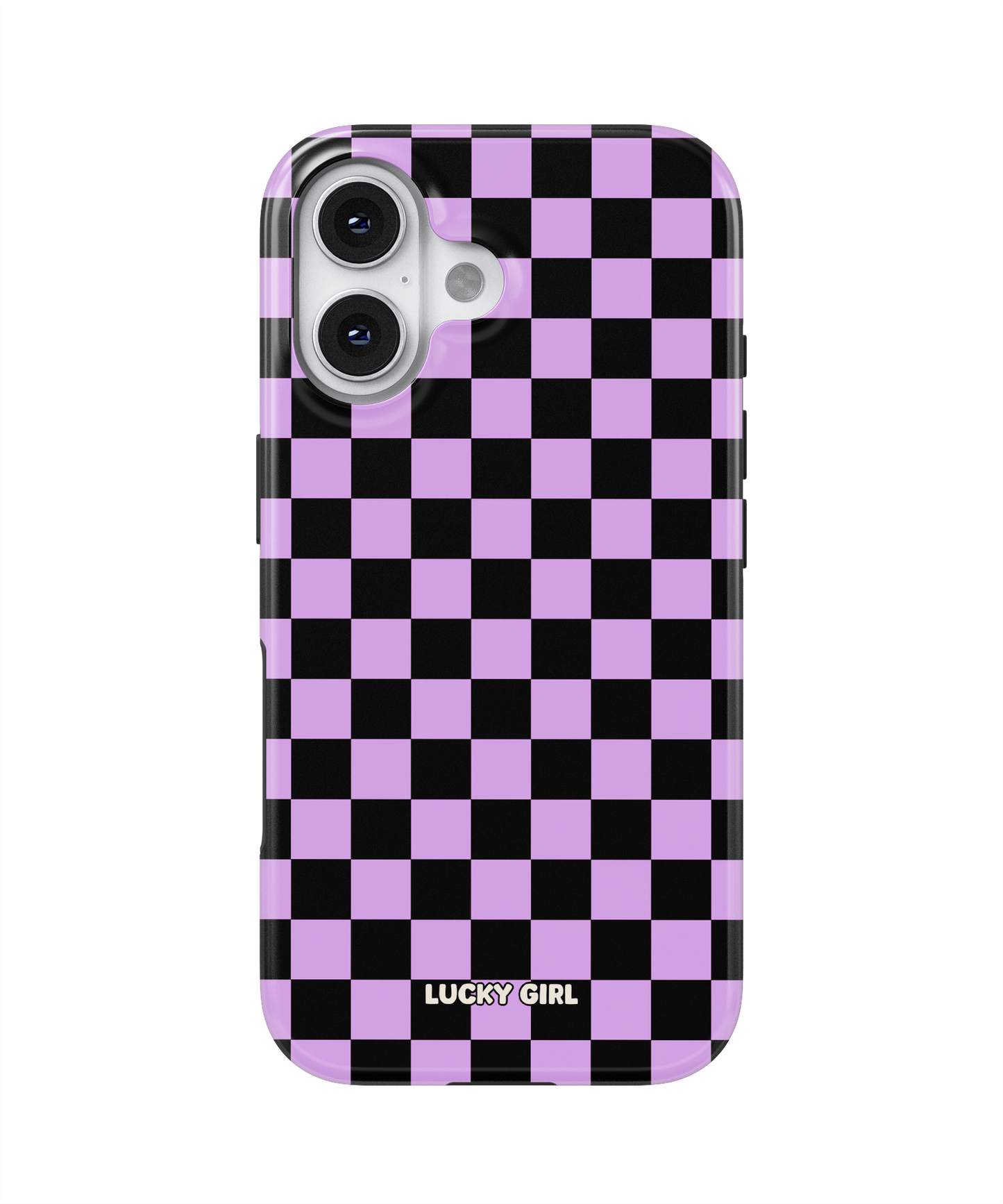 Lavender Checkers Phone Case