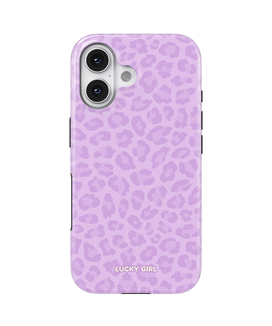 Lilac Leopard Phone Case