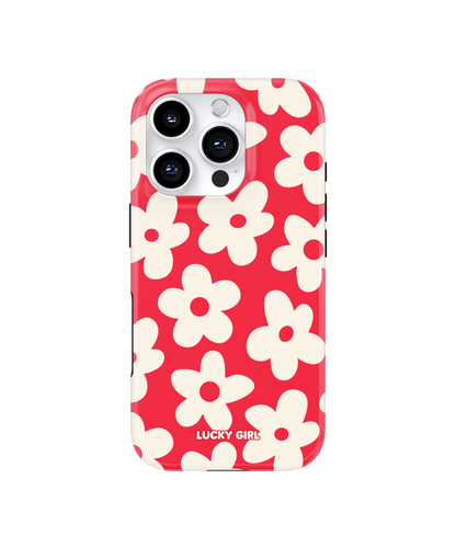 Vermillion Big Blooms Phone Case