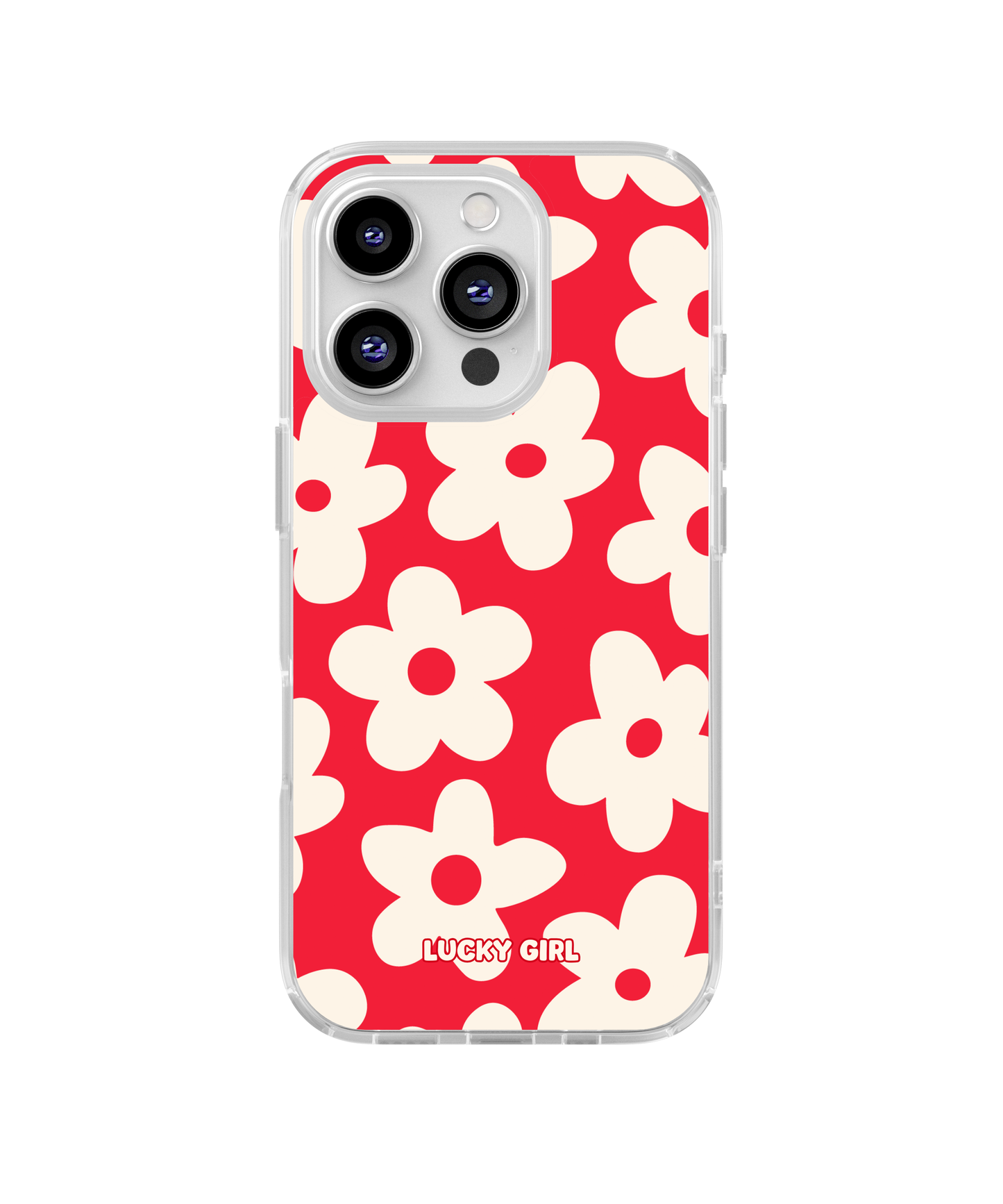 Vermillion Big Blooms Clear Case Insert