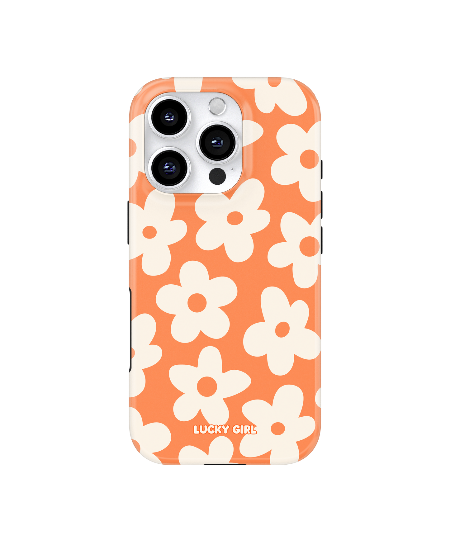 Tangerine Big Blooms Phone Case