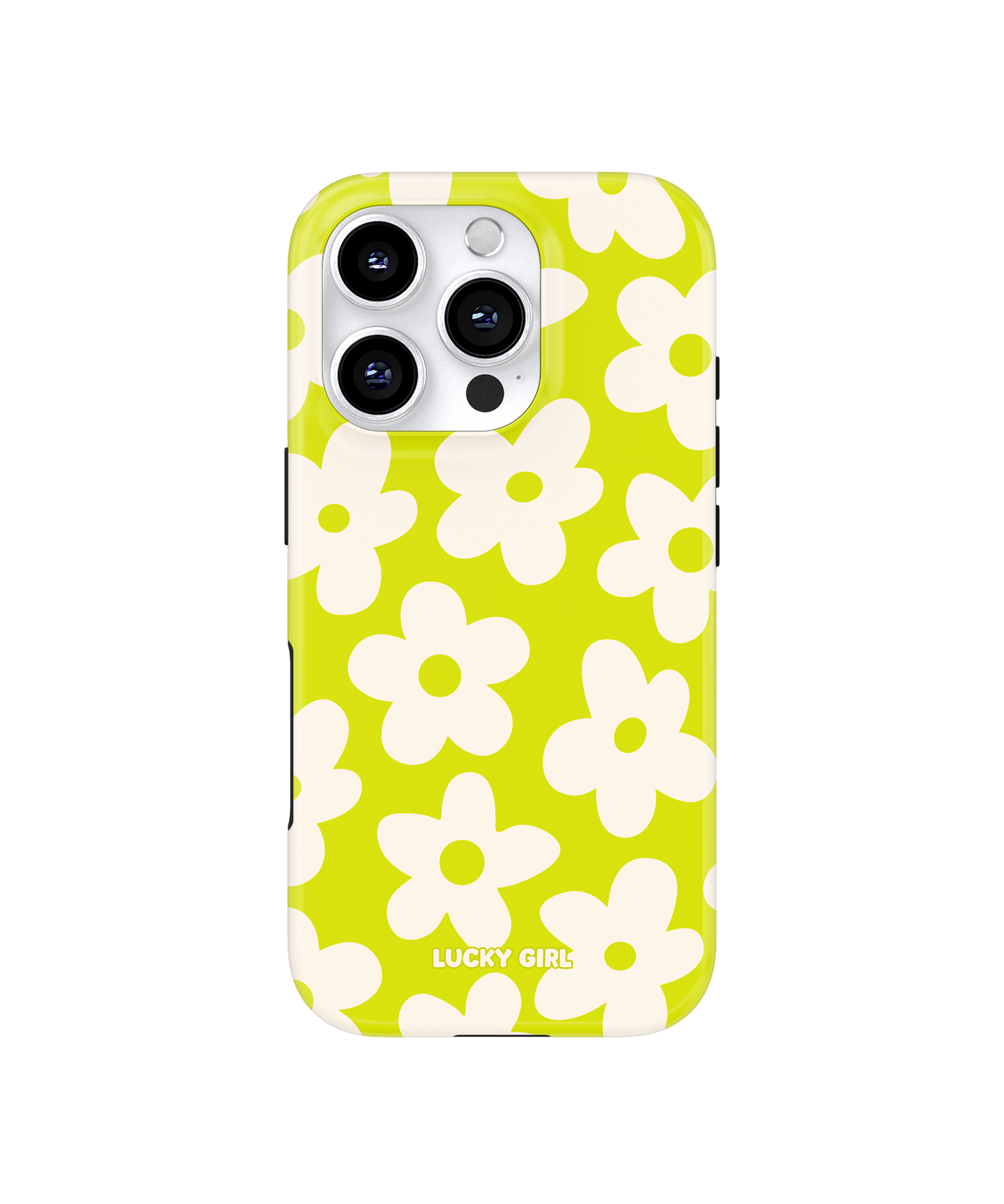 Electric Lime Big Blooms Phone Case