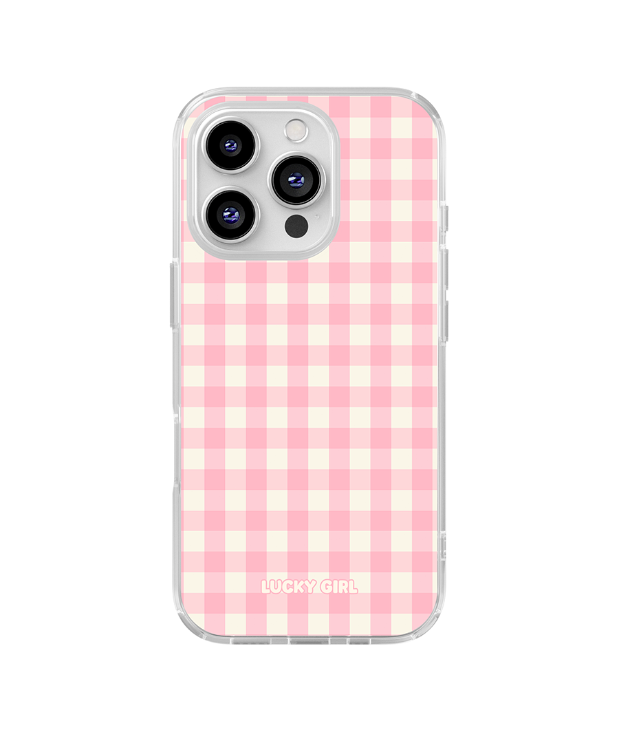 Cupcake Gingham Clear Case Insert