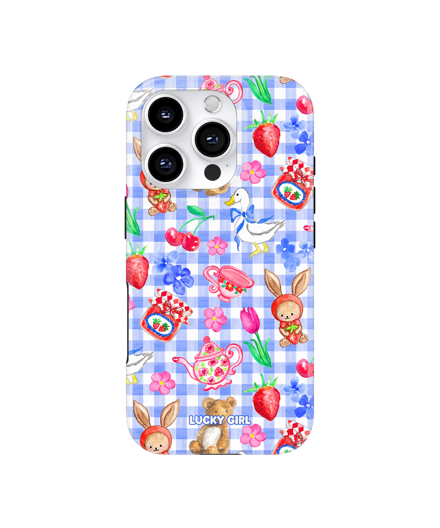 Gingham Goose Phone Case
