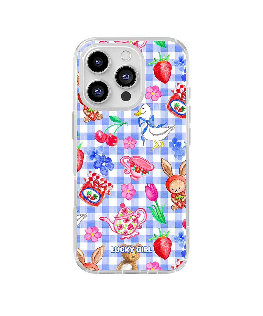Gingham Goose Clear Case Insert
