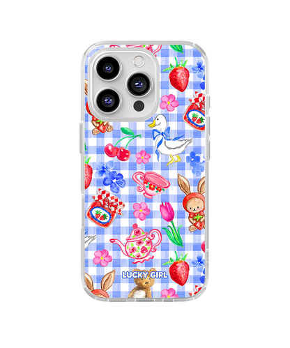 Gingham Goose Clear Case Insert