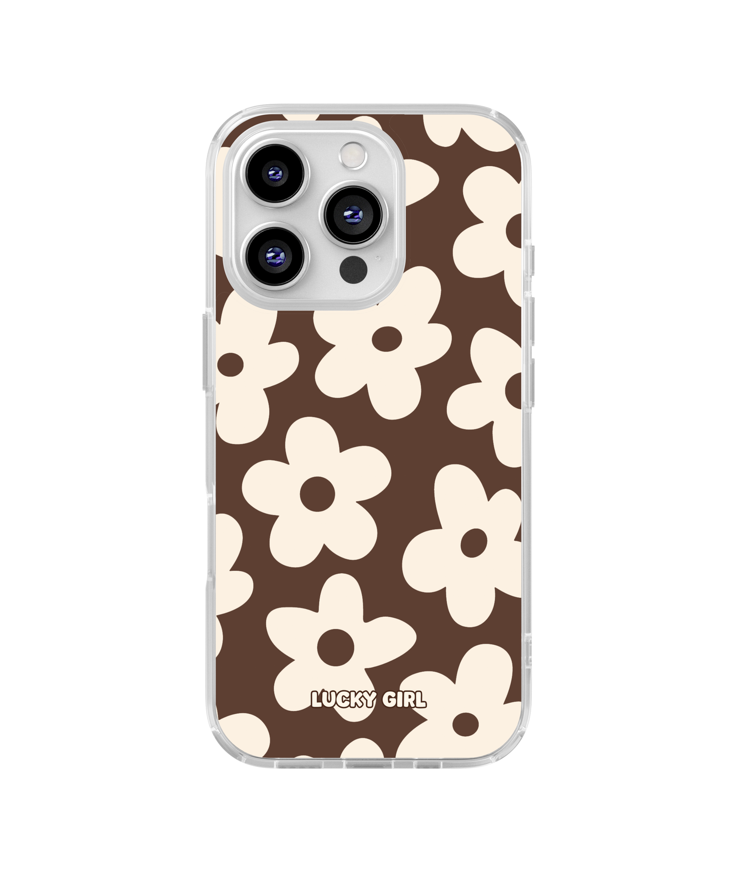 Espresso Big Blooms Clear Case Insert