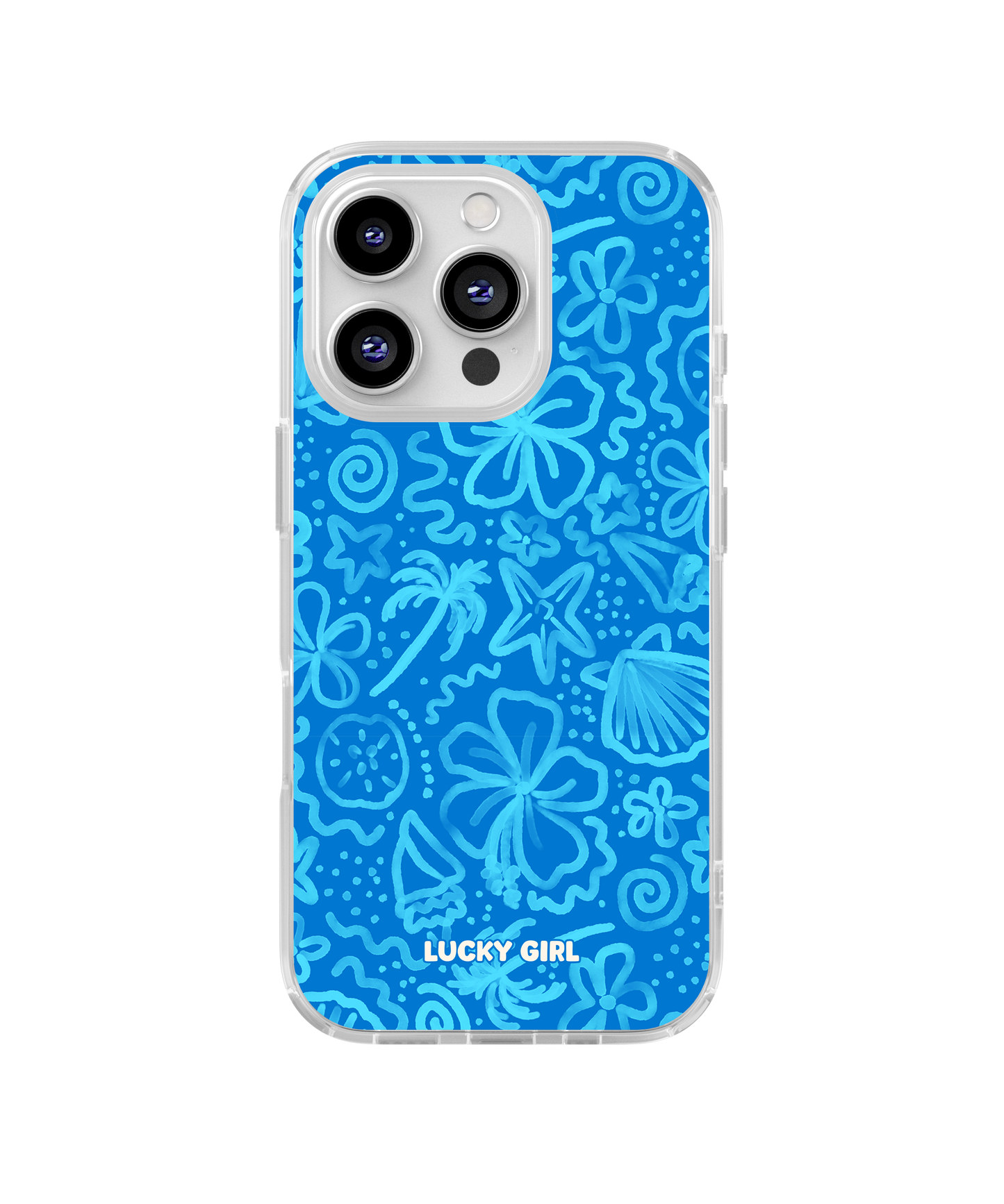 Blue Lagoon Island Doodles Clear Case Insert