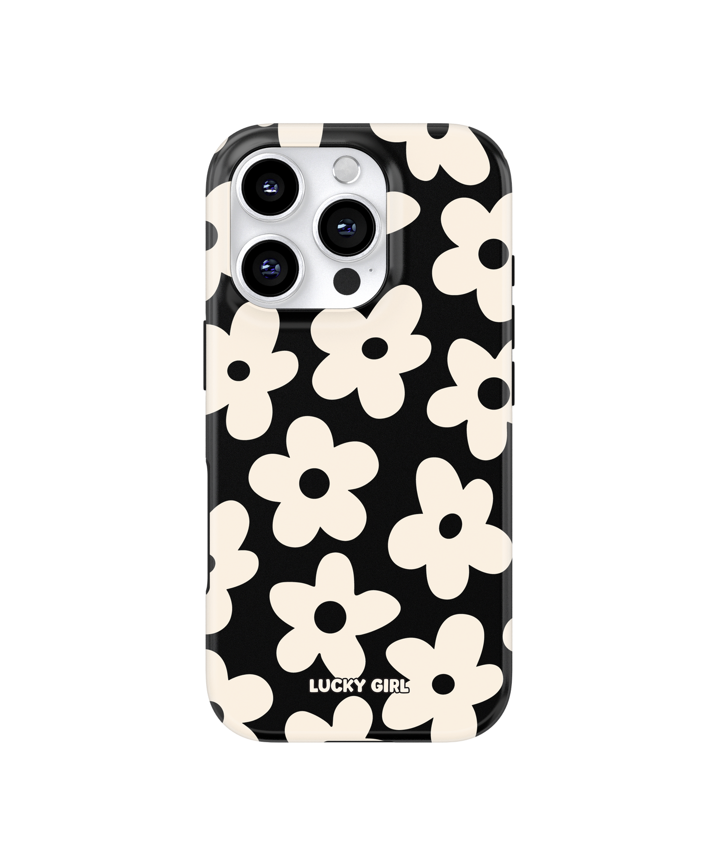 Onyx Big Blooms Phone Case
