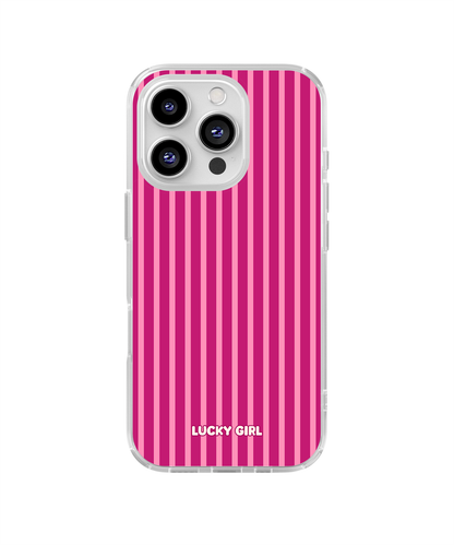 Berry Stripes Clear Case Insert