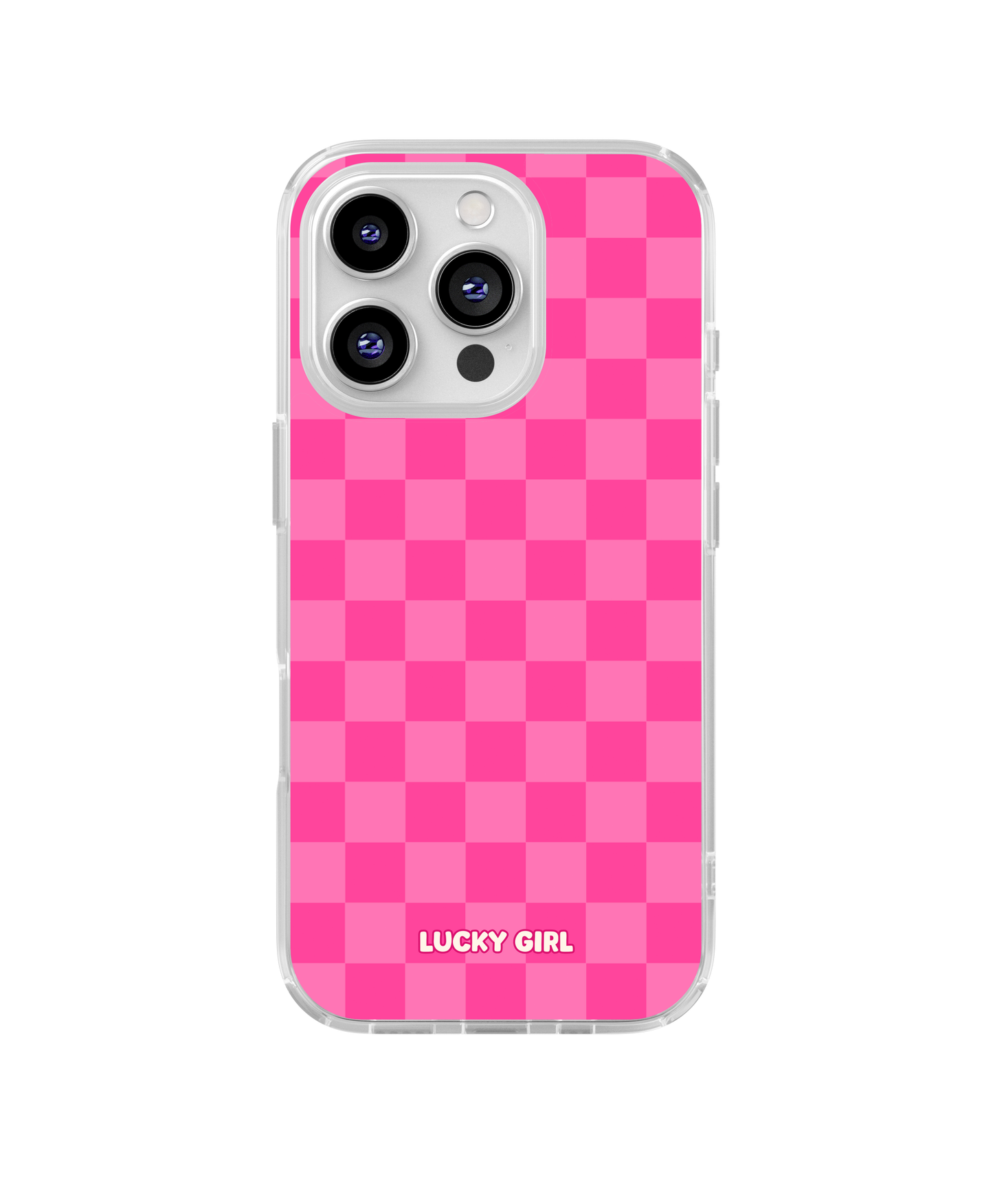 It Girl Checkers Clear Case Insert
