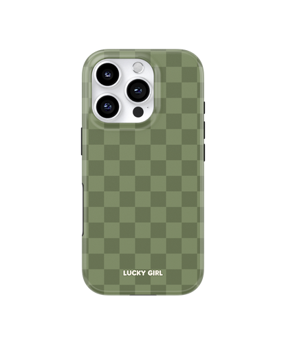 Moss Checkers Phone Case