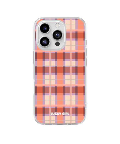 Jelly Bean Plaid Clear Case Insert